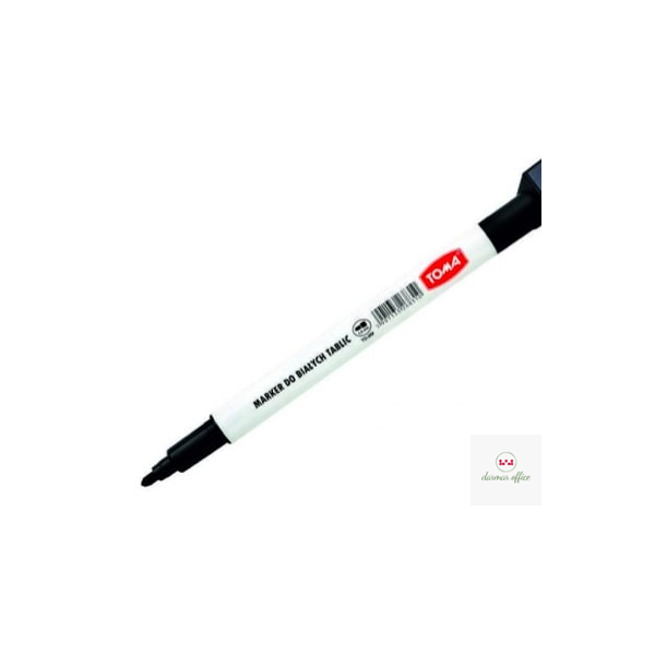 Marker suchościeralny z magnesem i gąbką w nasadce czarny TO-268 Toma