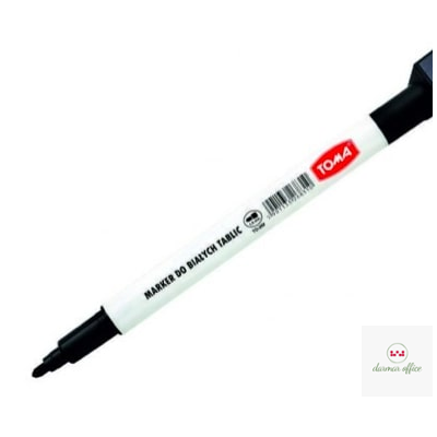 Marker suchościeralny z magnesem i gąbką w nasadce czarny TO-268 Toma