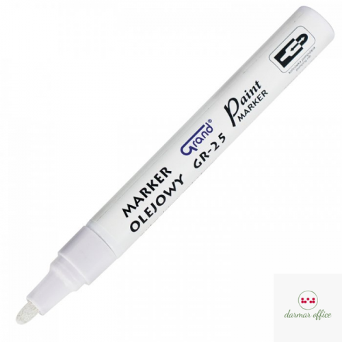Marker olejowy GRAND GR-25, biały 160-1962