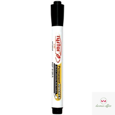 Marker permanentny RYSTOR RMP-1 czarny, okrągła końcówka 458-000