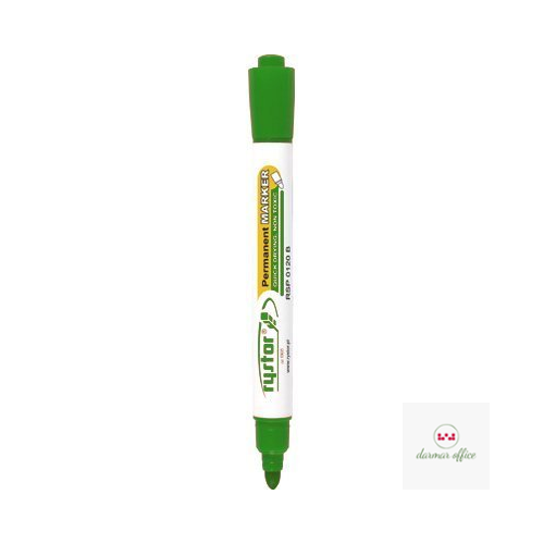 Marker permanentny RYSTOR RMP-1 zielony, okrągła końcówka 432-003