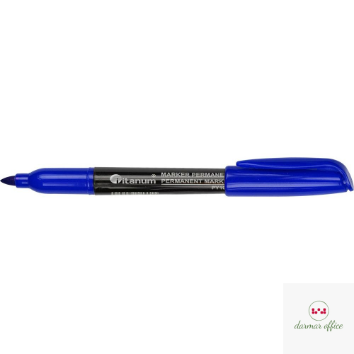 Marker permanentny okrągły niebieski PY1002-GY 71091