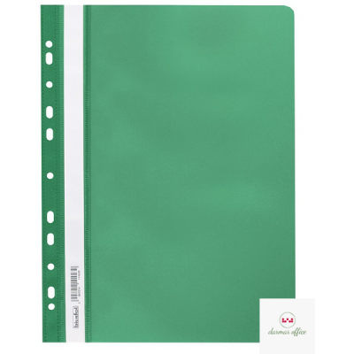 Skoroszyt miękki zawieszany pp - zielony (20) SPP-02-02 BIURFOL