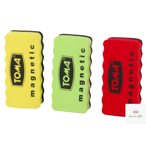 Ścieracz do tablic suchościeralnych magnetyczny mix TO-701 Toma