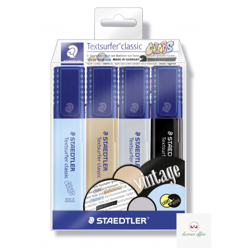 Zakreślacz Classic VINTAGE 4kol. S 364 CWP4 STAEDTLER