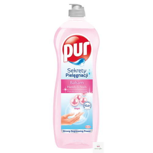 PUR Płyn do mycia naczyń 750 ml Sekrety Pielęgnacji dłonie i paznokcie