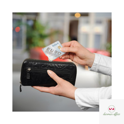 Karta identyfikacyjna (50szt.) z klipsem pozioma + wkładki a4  11131 3L