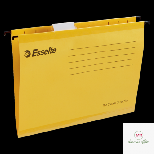 Teczki zawieszane Esselte Classic A4, żółty, 25 szt. PENDAFLEX 90314