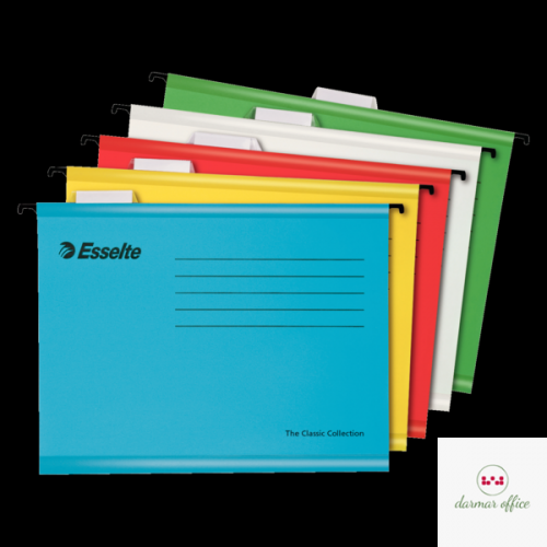 Teczki zawieszane Esselte Classic A4, kolory mix, 10 szt. 93042
