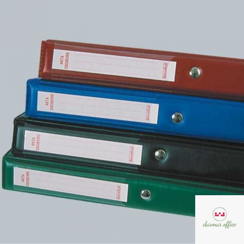 Teczka do akt osobowych 2 ringi ciemnozielona TD-12-05 BIURFOL