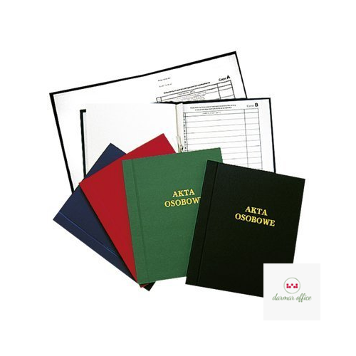 Teczka akt osobowych WARTA oklejana czarna niezadrukowana 1824-339-055