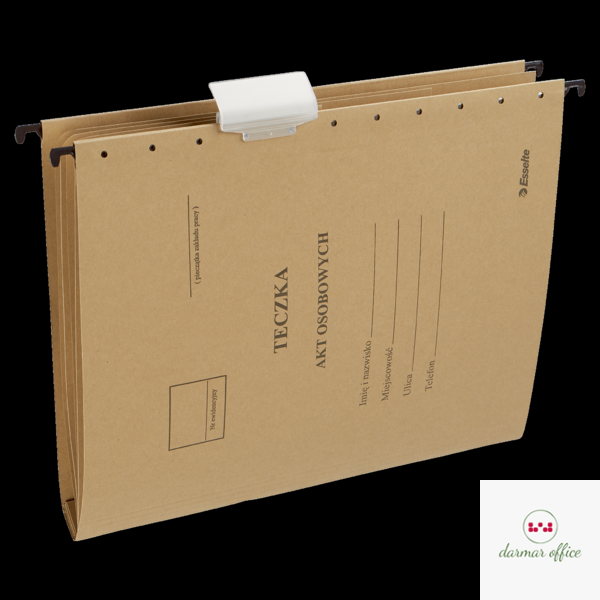 Teczka zawieszana na akta osobowe z 4 przekładkami ESSELTE 15212