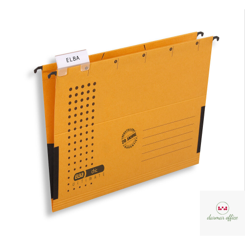 Teczka zawieszana A4 ELBA CHIC ULTIMATE, żółta 100552103, żółta, z półciennymi boczkami 100552103, żółta, z półciennymi boczkami