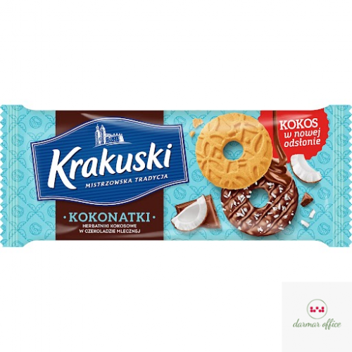 Ciastka BAHLSEN KRAKUSKI KOKONATKI 174g