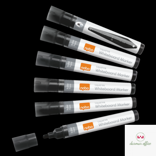 Markery Liquid Ink, czarne, 10 szt 1915377