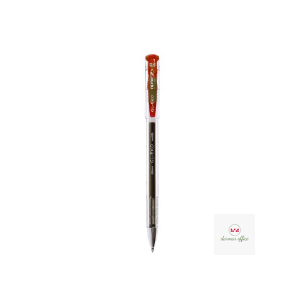 Pióro żel.GL-EKO /B czerwony RYSTOR GL-06 EKO