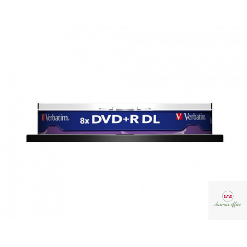 Płyta DVD+R VERBATIM DL CAKE(10)DoubleLayer 8.5GB x8 MattSil 43666