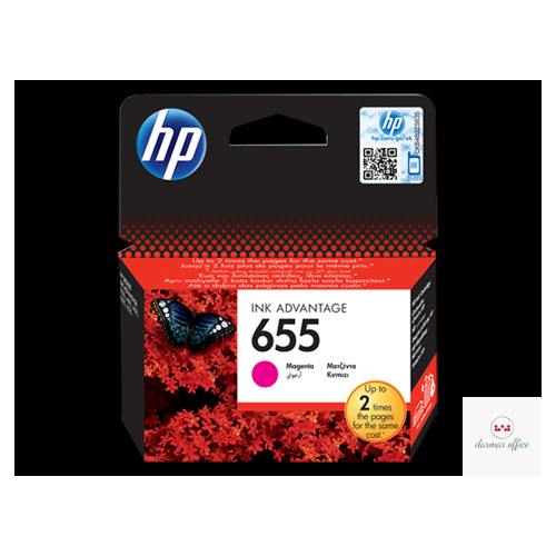 Tusz HP 655 (CZ111AE) purpurowy 600str 3520/3525/4615/4625/5525/6525