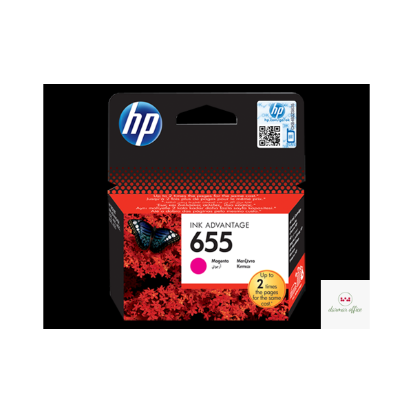 Tusz HP 655 (CZ111AE) purpurowy 600str 3520/3525/4615/4625/5525/6525
