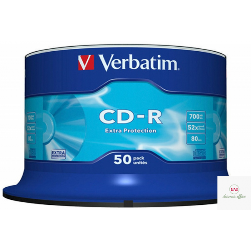 Płyta CD-R VERBATIM CAKE(50) Extra Protection 700MB x52  43351
