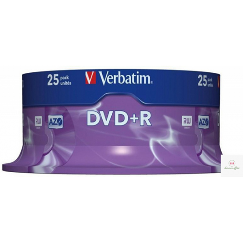 Płyta DVD+R VERBATIM CAKE(25) Matt Silver 4.7GB x16 43500