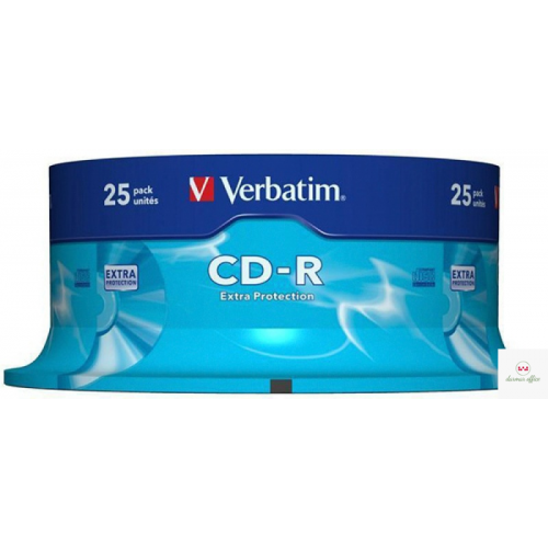 Płyta CD-R VERBATIM CAKE(25) Extra Protection 700MB x52  43432