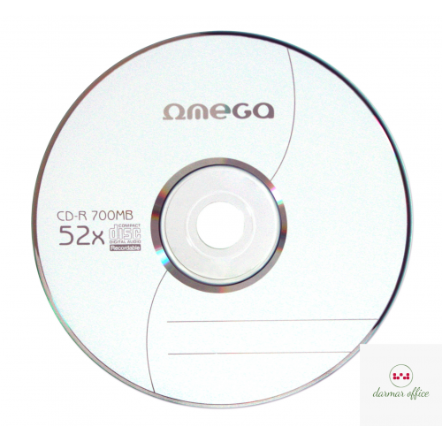 Płyta OMEGA DVD-R 4,7GB 16X CAKE (25) OMD1625-