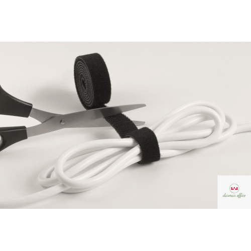 Taśma rzep do spinania kabli 1m*20mm czarna 503201 CAVOLINE GRIP DURABLE