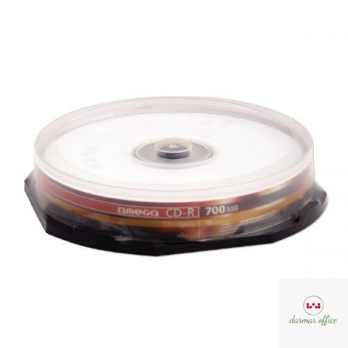 Płyta OMEGA CD-R 700MB 52X CAKE (10) OM10 a