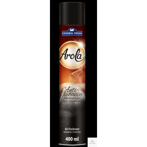 Odświeżacz powietrza AROLA Spray 400ml antytabak GENERAL FRESH