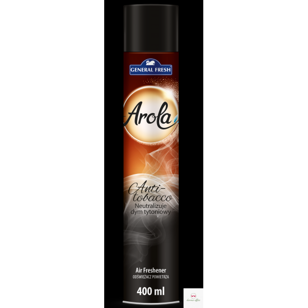 Odświeżacz powietrza AROLA Spray 400ml antytabak GENERAL FRESH