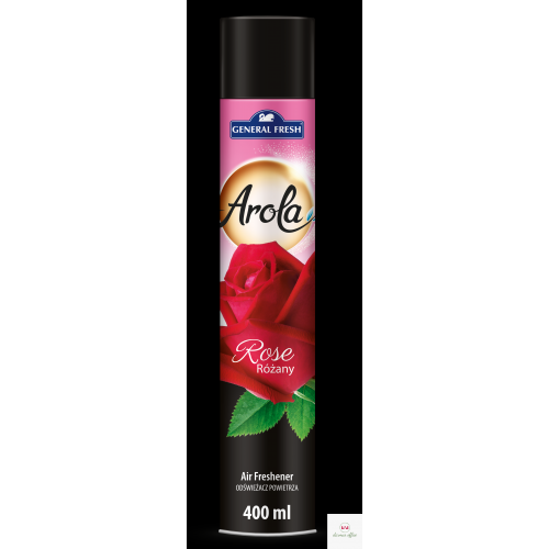 Odświeżacz powietrza AROLA Spray 400ml róża GENERAL FRESH