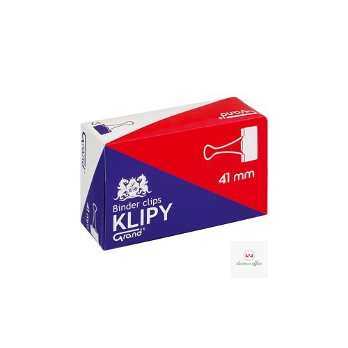 Klip 41mm 12szt (1.5/8 cala) czarny GRAND 110-1095