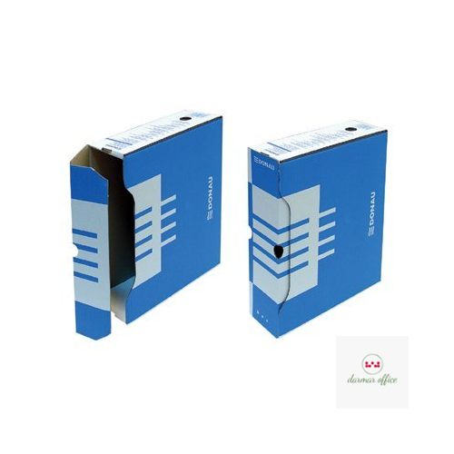 Pudło archiwizacyjne A4 80mm 7660301PL-10 niebieskie DONAU