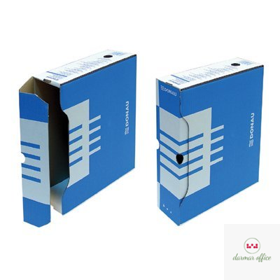 Pudło archiwizacyjne A4 80mm 7660301PL-10 niebieskie DONAU