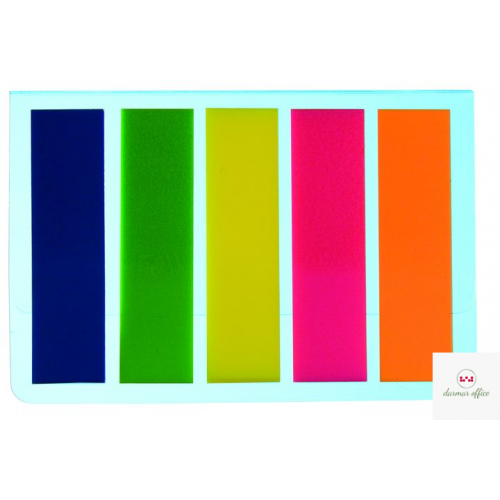 Zakładki index.PET 45x12mm/5x25szt 009354 LEVIATAN