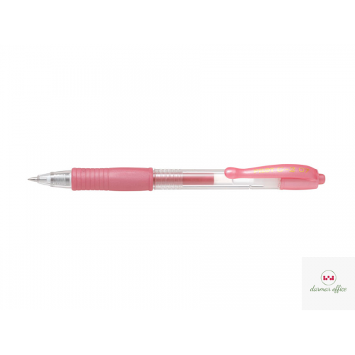 Długopis żelowy G-2 METALIC różowy PIBL-G2-7-MP PILOT (12szt) (X)