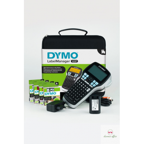 Przenośna drukarka etykiet DYMO LabelManager 420P zestaw walizkowy, klawiatura ABC S0915480