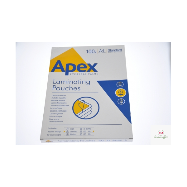 APEX folie do laminacji A4 STANDARD op. 100szt. 6003301 FELLOWES