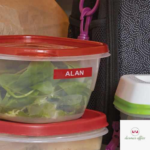 Taśma DYMO D1 Durable - 12 mm x 3 M - biały/czerwony 1978366 do drukarek etykiet