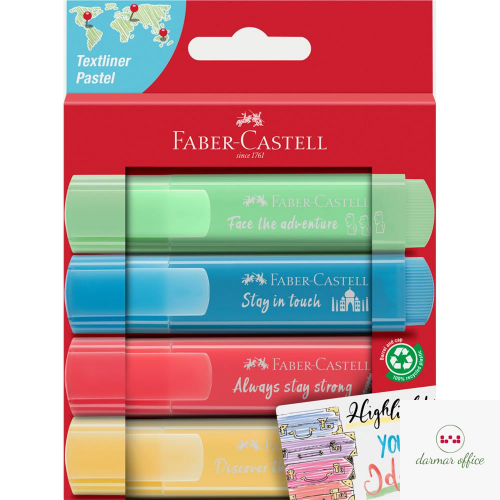 Zakreslacz 1546 pastelowy 4 kolory FC 254625