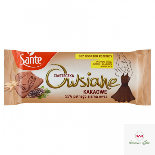 Ciastka SANTE owsiane kakaowe 150g