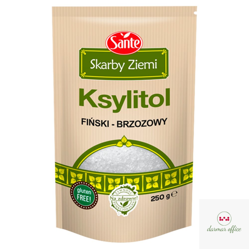 Ksylitol fiński-brzozowy Skarby Ziemi 250g SANTE cukier