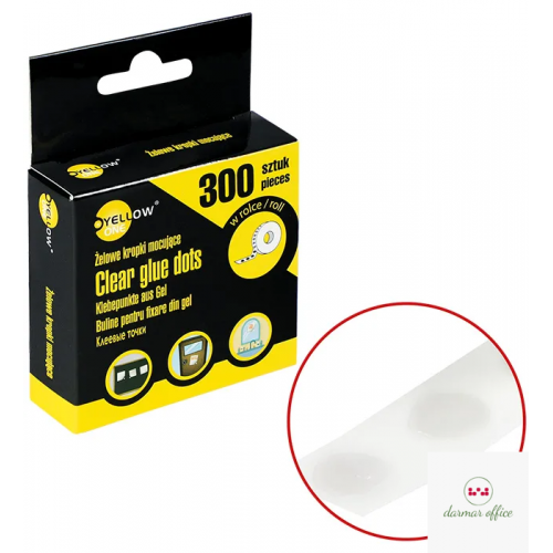 Żelowe kropki mocujące  w rolce Yellow One YL-10300  125-1042