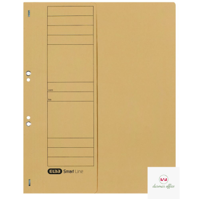 Skoroszyt kartonowy ELBA 1/2 A4, oczkowy, beżowy, 100551877