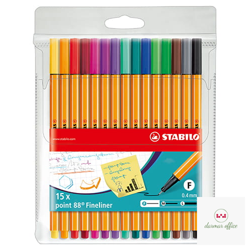 Cienkopis POINT 88 15szt 8815      STABILO