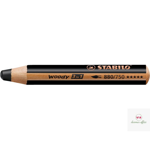 Kredka WOODY czarna    880/750