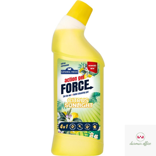 General Fresh Żel do WC ACTION FORCE Cytryna1000 ml