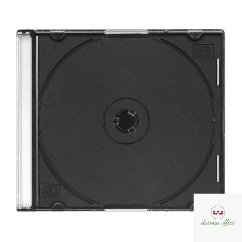 Pudełko na 1CD SLIM CASE 5,2MM BLACK OMEGA