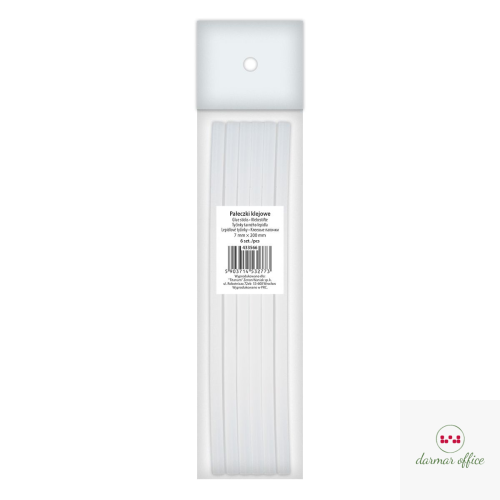 Pałeczki klejowe 7x200mm 6 szt TITANUM 433566 wkład klejowy 7mm